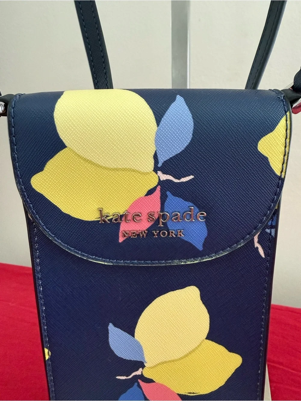 kate spade lemon leather crossbody